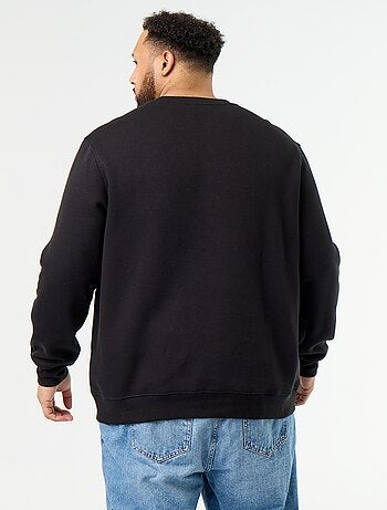 Sudadera de felpa con inscripción