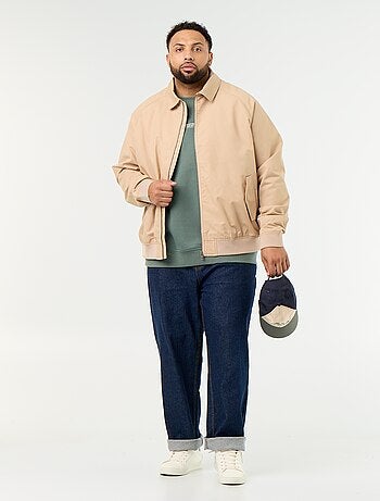 Sudadera de felpa con inscripción