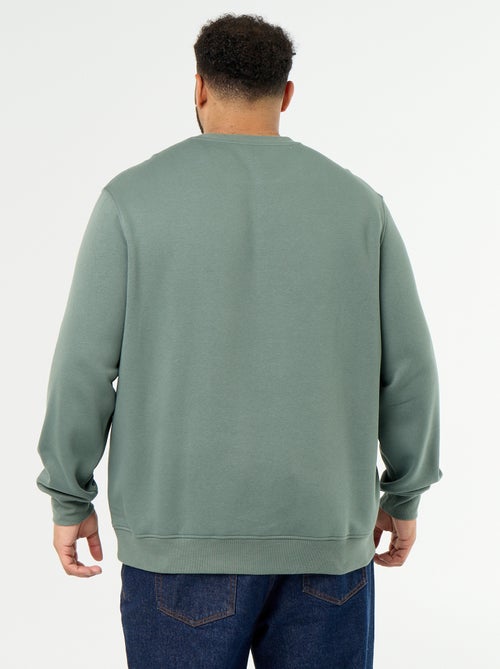 Sudadera de felpa con inscripción - Kiabi Sudadera de felpa con inscripción - Kiabi