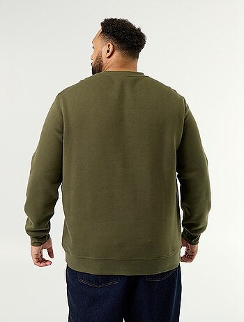 Sudadera de felpa con inscripción