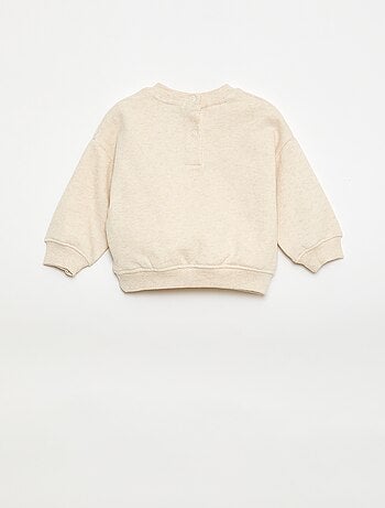 Sudadera de felpa bordada