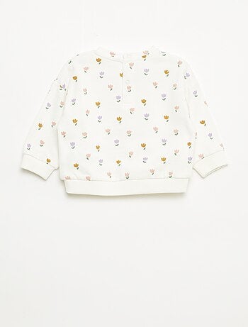 Sudadera de felpa con motivo