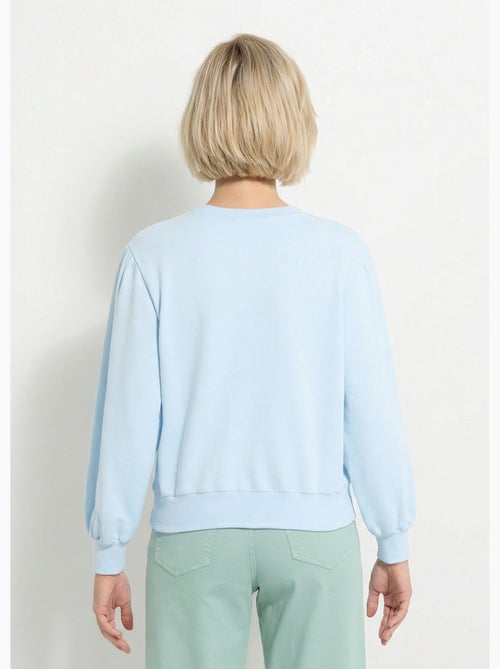 Sudadera de felpa de algodón puro bordado calado - Afibel - Kiabi Sudadera de felpa de algodón puro bordado calado - Afibel - Kiabi
