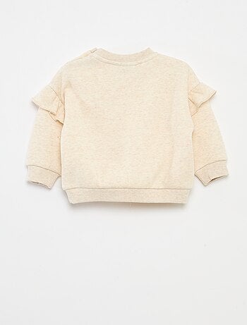 Sudadera de felpa 'Disney' 'Blancanieves' con volante