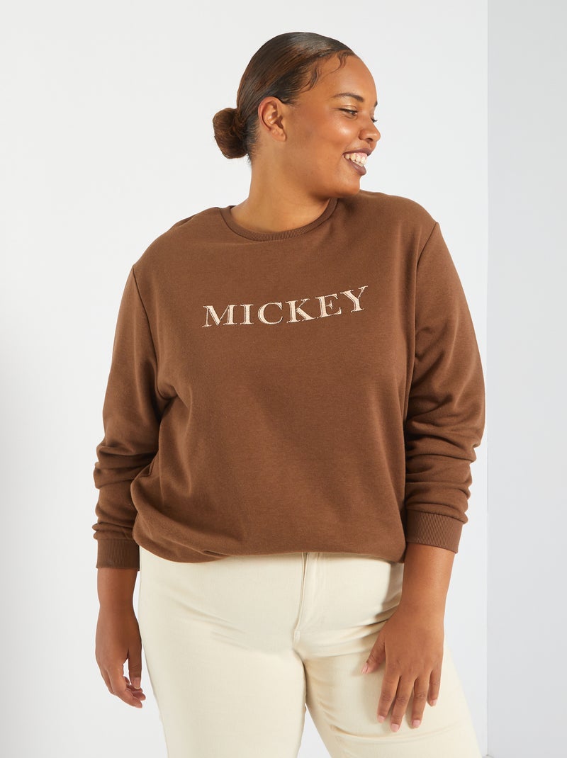 Sudadera de felpa 'Disney' MARRON - Kiabi