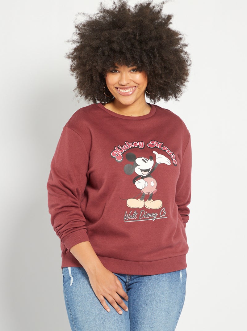 Sudadera de felpa 'Disney' ROJO - Kiabi