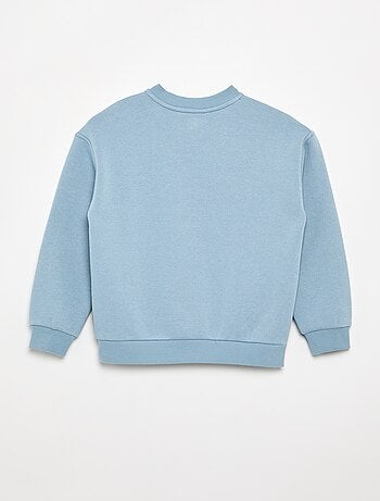 Sudadera de felpa estampada - colección fácil de poner