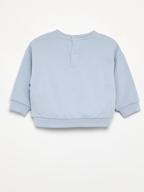 Sudadera de felpa estampada - Kiabi Sudadera de felpa estampada - Kiabi