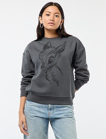 Sudadera de felpa estampada 'Bambi'