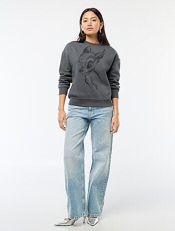 Sudadera de felpa estampada 'Bambi'
