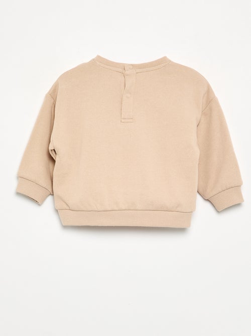 Sudadera de felpa estampada - Kiabi Sudadera de felpa estampada - Kiabi
