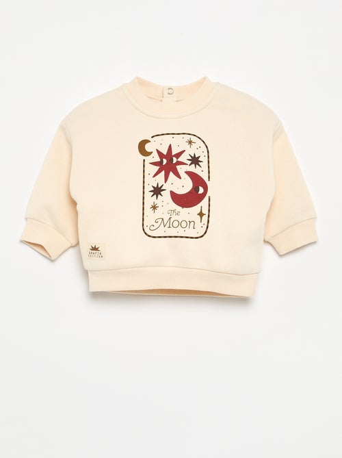Sudadera de felpa estampada - Kiabi Sudadera de felpa estampada - Kiabi
