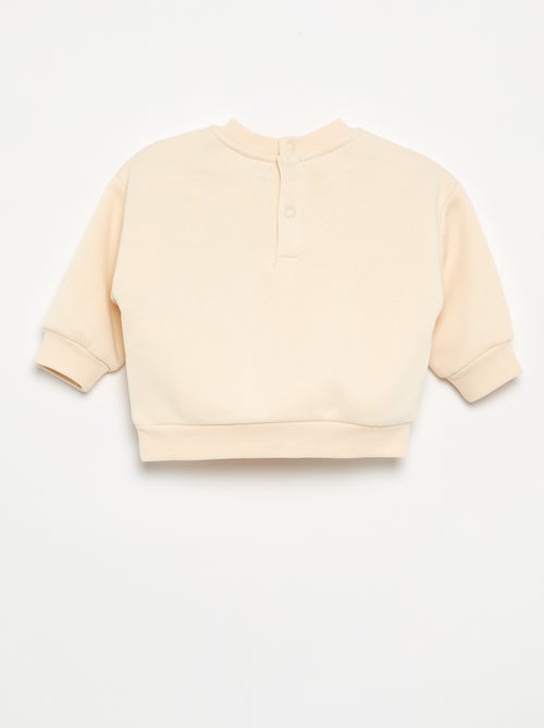 Sudadera de felpa estampada - Kiabi Sudadera de felpa estampada - Kiabi