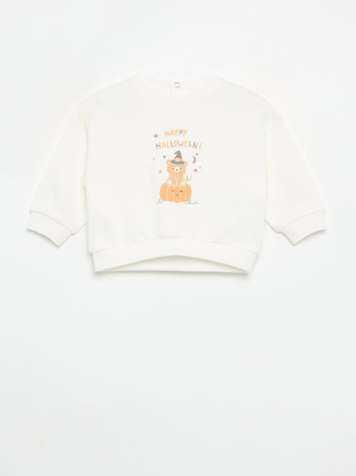 Sudadera de felpa estampada - Kiabi