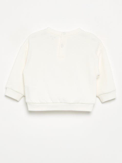 Sudadera de felpa estampada - Kiabi Sudadera de felpa estampada - Kiabi