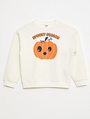Sudadera de felpa estampada 'Halloween'