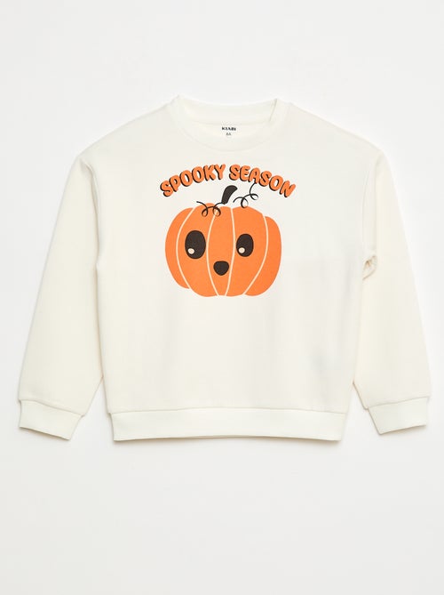 Sudadera de felpa estampada 'Halloween' - Kiabi