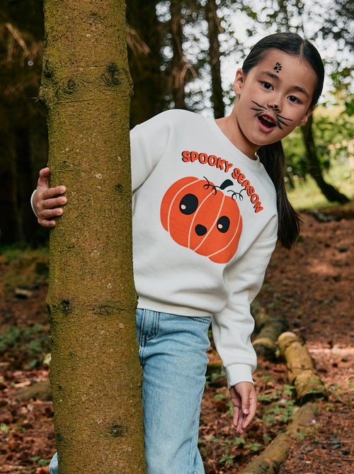 Sudadera de felpa estampada 'Halloween' - Kiabi
