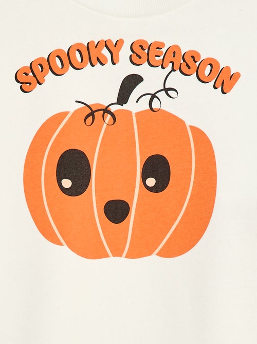 Sudadera de felpa estampada 'Halloween' - Kiabi