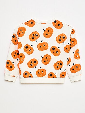 Sudadera de felpa estampada 'Halloween'