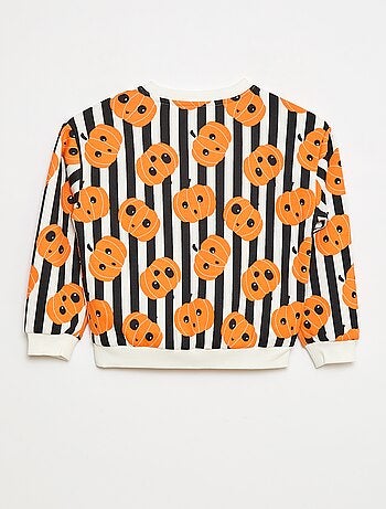 Sudadera de felpa estampada 'Halloween'