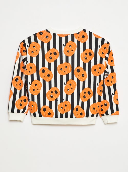 Sudadera de felpa estampada 'Halloween' - Kiabi