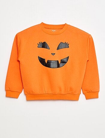 Sudadera de felpa estampada 'Halloween'