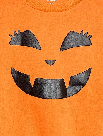 Sudadera de felpa estampada 'Halloween'