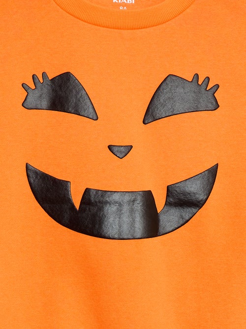 Sudadera de felpa estampada 'Halloween' - Kiabi