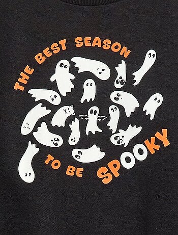Sudadera de felpa estampada 'Halloween'