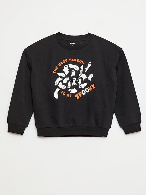 Sudadera de felpa estampada 'Halloween' - Kiabi