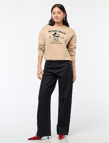 Sudadera de felpa estampada 'Mickey'