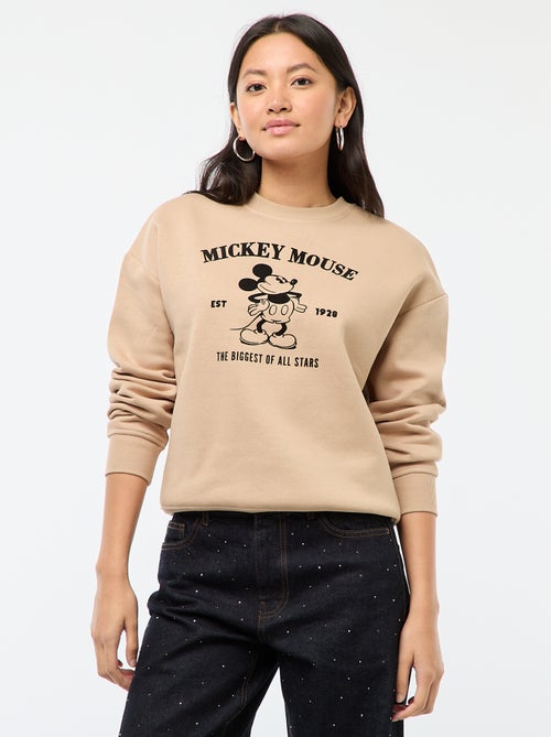 Sudadera de felpa estampada 'Mickey' - Kiabi