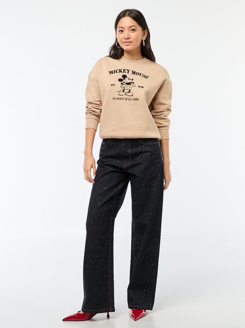 Sudadera de felpa estampada 'Mickey' - Kiabi