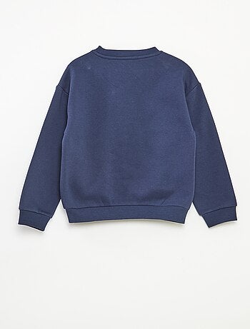Sudadera de felpa estampada Navidad