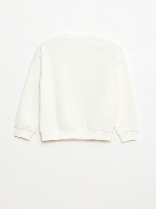 Sudadera de felpa estampada Navidad - Kiabi