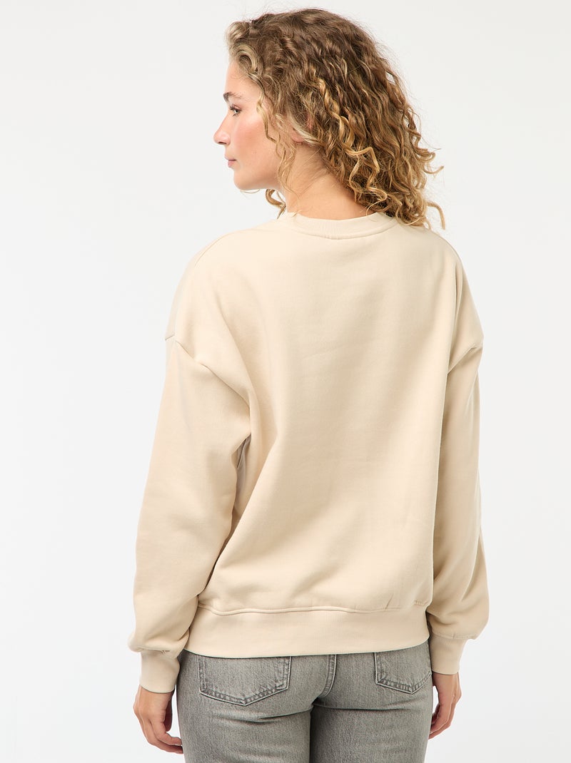 Sudadera de felpa estampada 'The Rolling Stones' Gris - Kiabi
