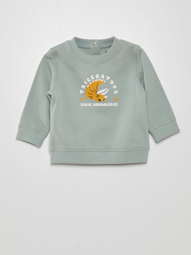Sudadera de felpa fina AZUL - Kiabi