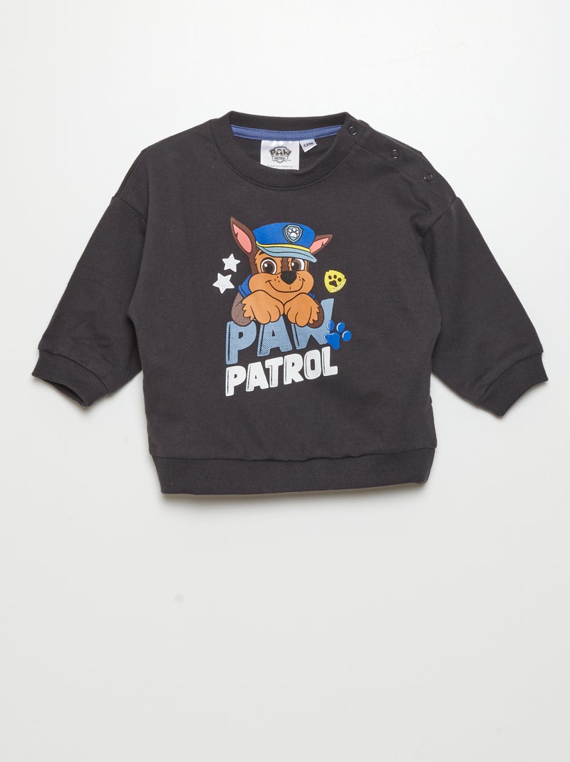 Sudadera de felpa fina 'La Patrulla Canina' NEGRO - Kiabi