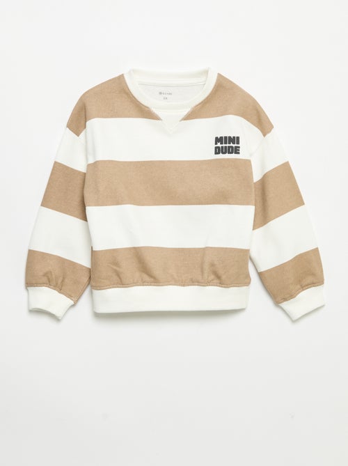 Sudadera de felpa francesa - Kiabi Sudadera de felpa francesa - Kiabi