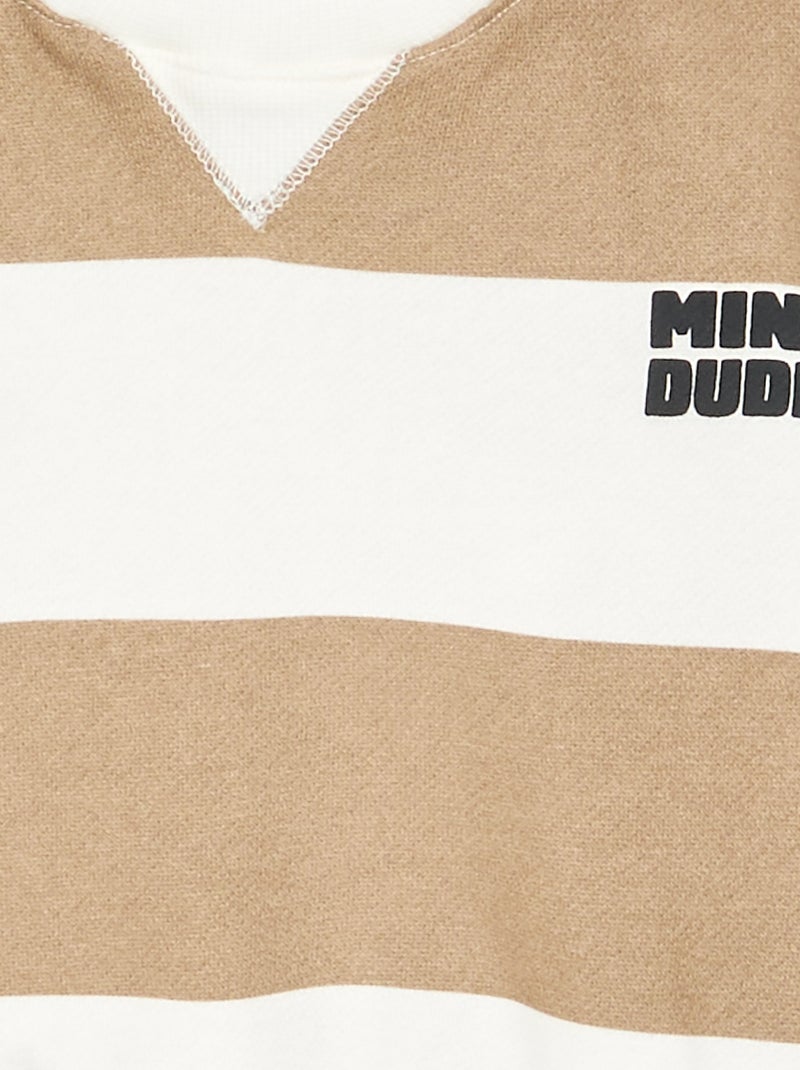 Sudadera de felpa francesa Beige - Kiabi