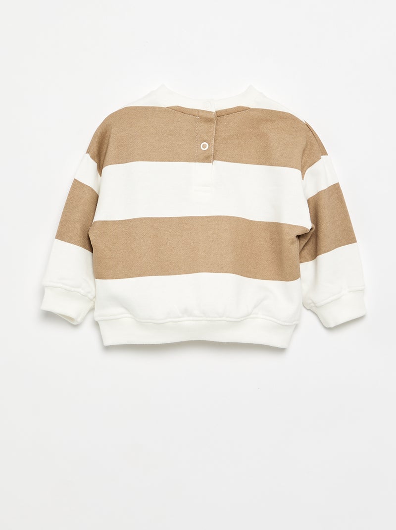 Sudadera de felpa francesa Beige - Kiabi
