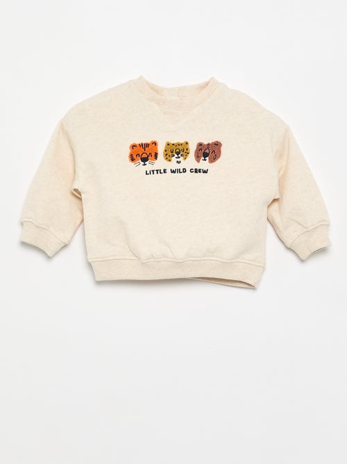 Sudadera de felpa francesa - Kiabi Sudadera de felpa francesa - Kiabi