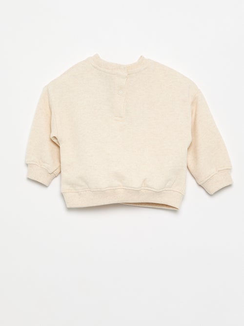 Sudadera de felpa francesa - Kiabi Sudadera de felpa francesa - Kiabi