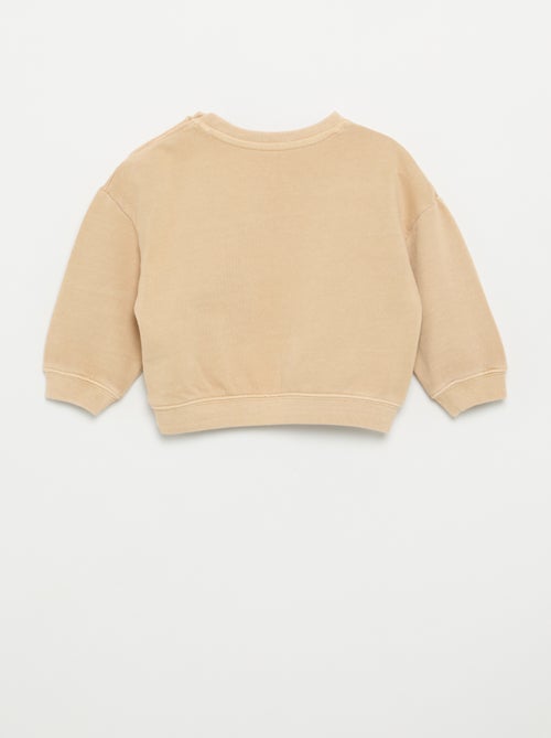 Sudadera de felpa francesa - Kiabi Sudadera de felpa francesa - Kiabi