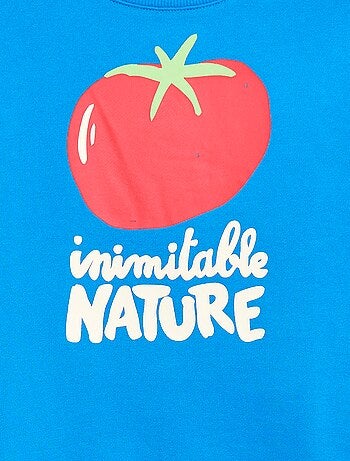 Sudadera de felpa francesa con estampado