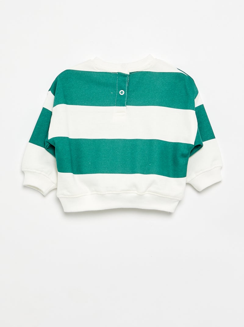 Sudadera de felpa francesa Verde - Kiabi