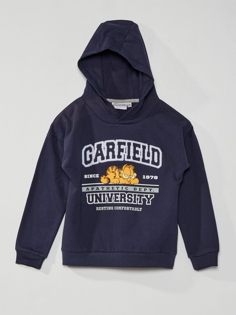 Sudadera de felpa 'Garfield' - gris oscuro - Kiabi - 16.00€