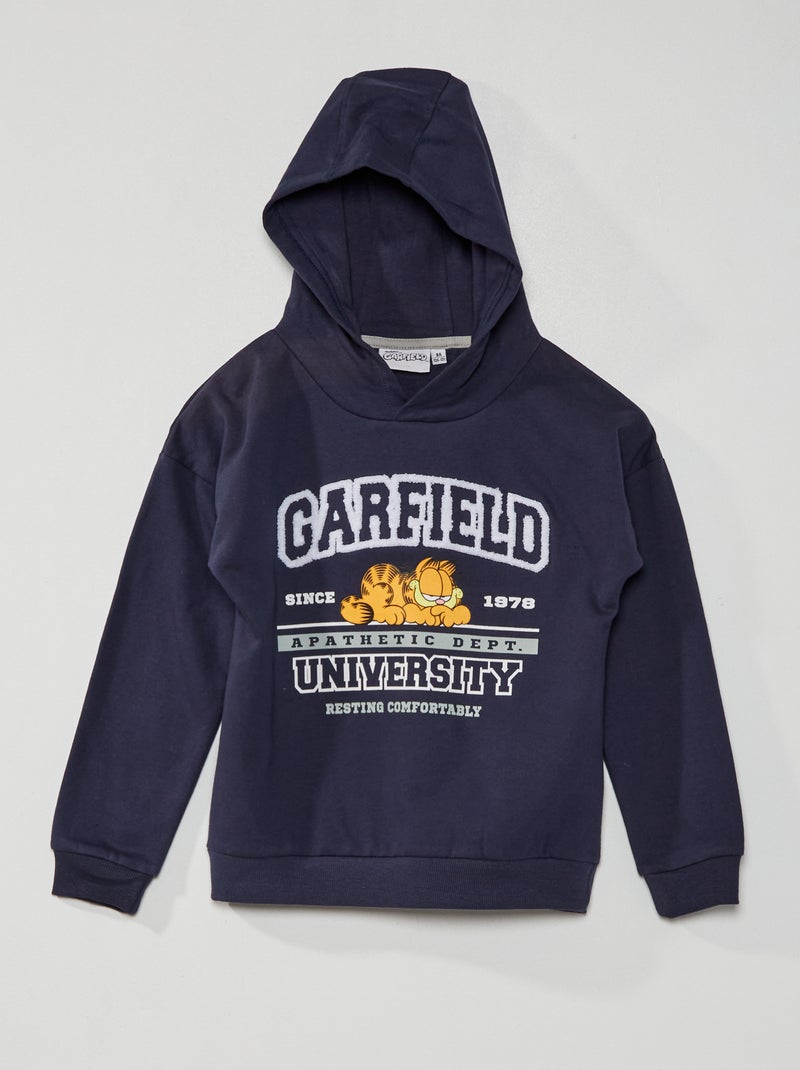 Sudadera de felpa 'Garfield' gris oscuro - Kiabi