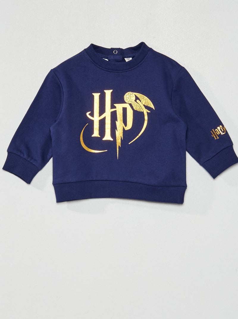 Sudadera de felpa 'Harry Potter' azul marino - Kiabi